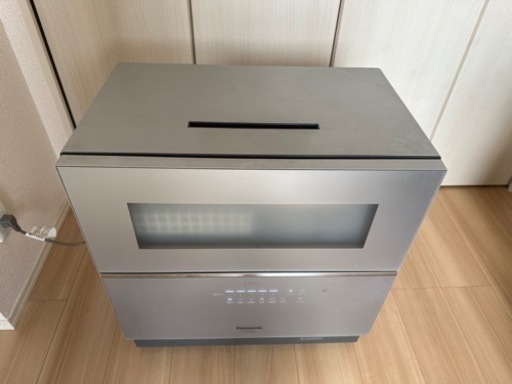 パナソニック 「ナノイー X」搭載の卓上型食器洗い乾燥機(シルバー) NP-TZ100-S