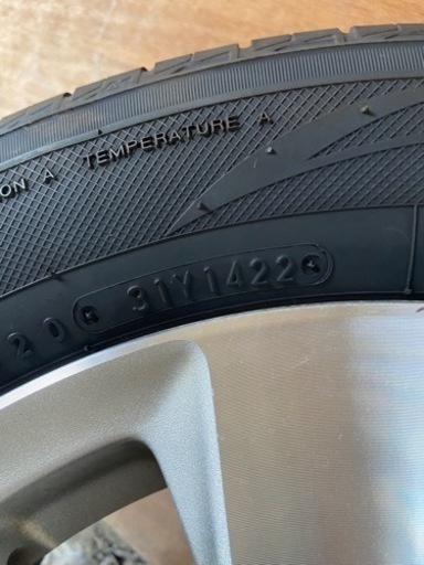 値下げ　ホンダ純正　ホイール　タイヤ　ステップワゴン　114.3 205/60r16
