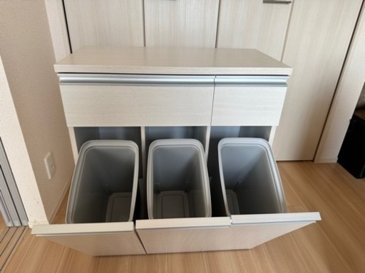 ゴミ箱 おしゃれ ダストボックス 蓋つき 大容量 ゴミ箱 袋 見えない 分別 縦型 シンプル キッチン 衛生的 北欧 カウンター キッチンカウンター カウンターワゴン カウンターテーブル ペールカウンター 一人暮らし 新生活 アイリスオーヤマ PKT-8670