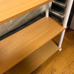 キャスター付　棚　ラックの画像
