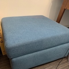 ソファ2人掛＋オットマン付　無料出品ですの画像