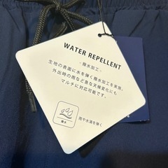 【新品タグ付き】メンズスラックス 防水 ネイビー イージーパンツ 定価3000円の画像
