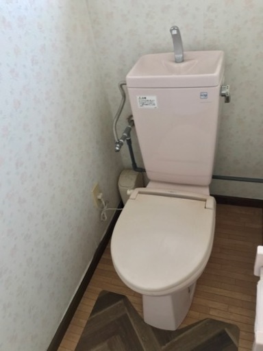 トイレ　ウォームレット　便器便座は綺麗です　修繕にいかがですか？