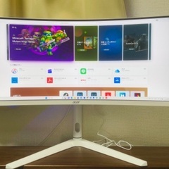 Acer 29.5インチ　湾曲ゲーミングモニター/ディスプレイ