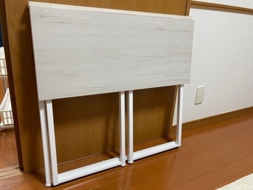 使用期間僅か！2023年購入 ニトリ 折りたたみデスク Nポルダ