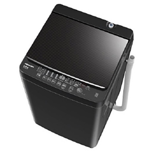【和歌山市プレミアム商品券使用可能】【スタイリッシュなマットブラック！】新品　ハイセンス 5．5kg全自動洗濯機 マットブラック HW