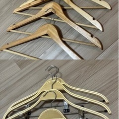 木製 ハンガー 8本