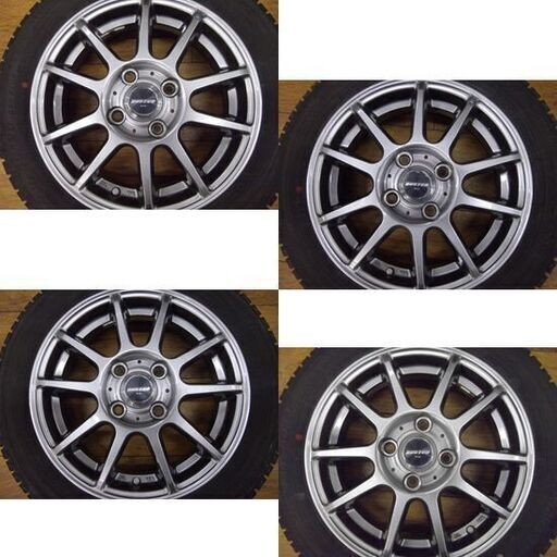 YOKOHAMA アイスガード iG50プラス(155/65R14) ROG BUSTER 14インチ ET43 PCD100 4穴 