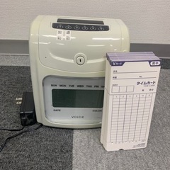 【無料でお譲りします】タイムレコーダーとタイムカード