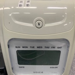 【無料でお譲りします】タイムレコーダーとタイムカードの画像