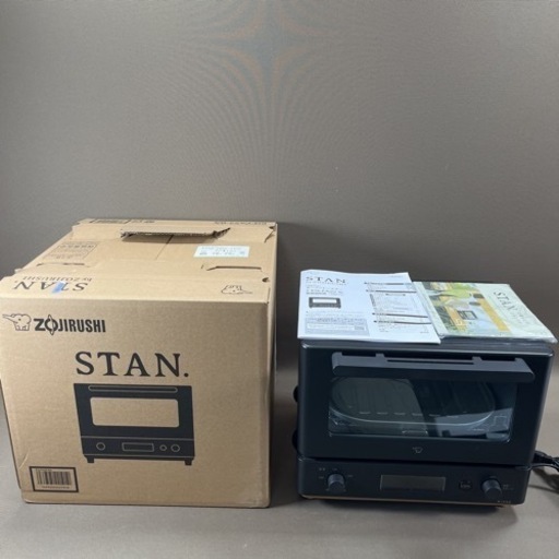 【未使用品】ZOJIRUSHI STAN オーブントースター EQ-FA22-BA マイコン ブラック