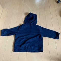 ネイビー　フード付きパーカー　80cmの画像