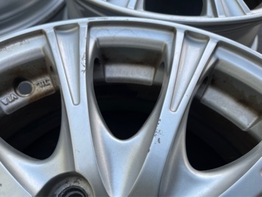 H816-3)5.5J-14+50 wedsジョーカー中古4本セット！コンパクトカー等