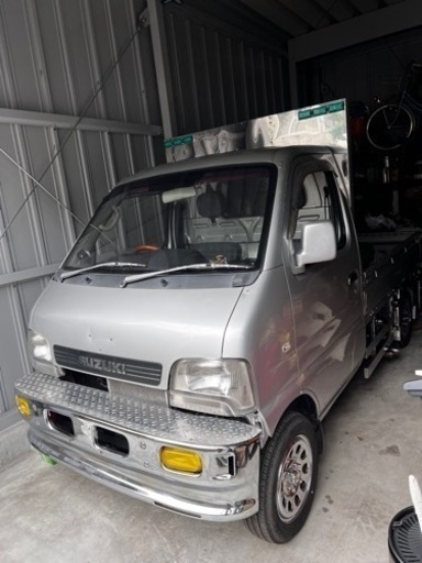 北海道　北見　デコトラ　軽トラ　da62t フロントバンパー　メッキ 北海道北見デコトラ軽トラda62t フロントバンパーメッキ