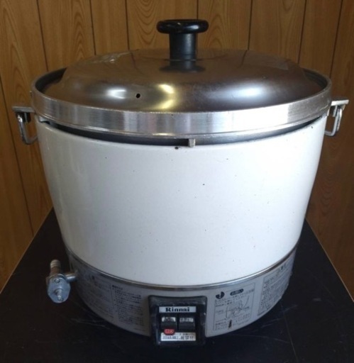 【動確済み】2019年 リンナイ RR-30S1 ガス炊飯器 都市ガス W450×D421×H425 3升炊き 業務用炊飯器 Rinnai 厨房機材 厨房機器 大型 大阪発