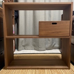 無印良品　チェスト&シェルフ　セット　ウォールナット材