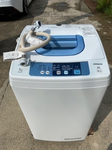 日立　洗濯機　NW-5TR　2015年製　5㎏●AA08W013