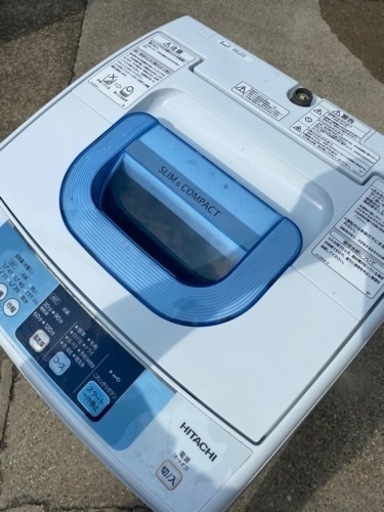 日立　洗濯機　NW-5TR　2015年製　5㎏●AA08W013