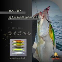 メタルジグ　50g　ご当地ブランド　Rise･Bell（ライズベル）銀麗（ぎんれい）の画像