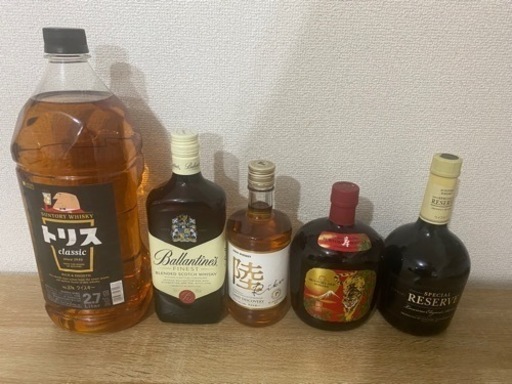 ウイスキー、焼酎セット