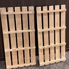 すのこ2個セット　80×40センチの画像