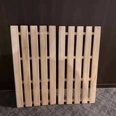 すのこ2個セット　80×40センチの画像