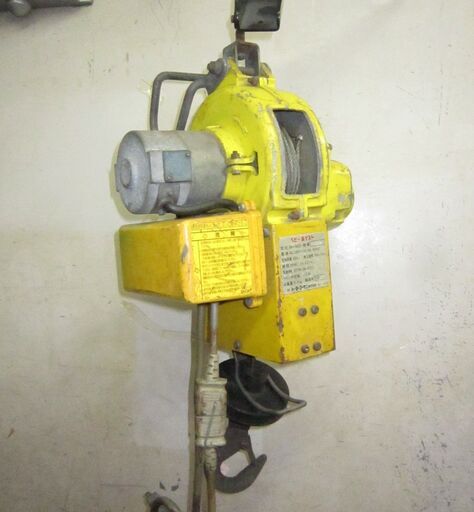 R607トーヨーコーケン ベビーホイスト BH-N320 吊荷重：60kg 揚程：20m 小型吊下げ式巻上機 クレーン ウインチ 100V Used・良品