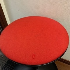 IKEA VITAMIN スツール/レッドの画像