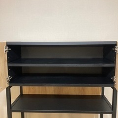 【譲渡済】キッチン収納 ゴミ箱上ラック（取説付き）の画像