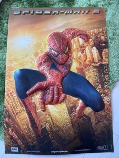 スパイダーマン2 立体3Dポスター