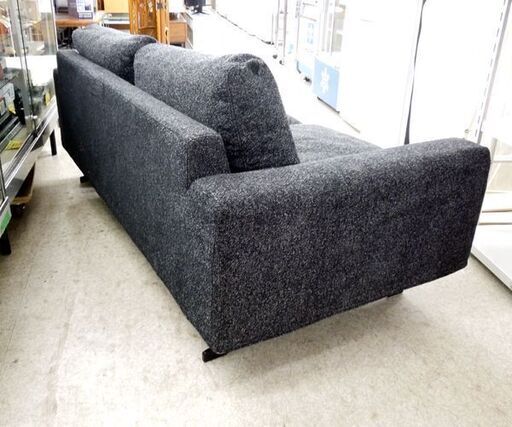 INCOON 2～2.5人掛け ソファ notos 幅180cm グレー ファブリック 金属脚 HUKLAブランド インクーン ☆ 札幌市 北区 屯田