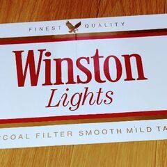 値下げ Ｗinstonステッカー　の画像
