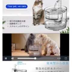 ペット用自動給水機の画像