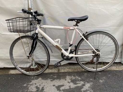 スポーツタイプのカゴ付き自転車⭐️修理済み⭐️