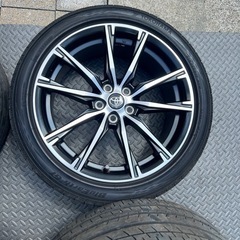86 後期　ZN6 純正　ホイール　タイヤホイールセット　バリ山　美品の画像