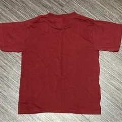 【根津】未着用 100％コットンTシャツ　レッド無地　サイズ6-8　キッズ　Tシャツ New Kids T-shirt US size6-8の画像