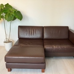 ケユカ2.5人がけソファ+オットマンの画像