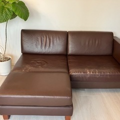 ケユカ2.5人がけソファ+オットマンの画像