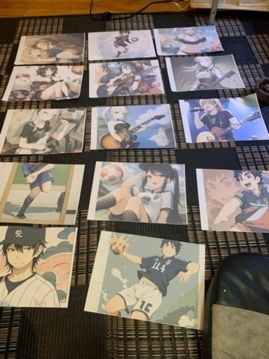 AI絵画　額縁入り。