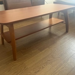 【受け渡し決定】センターテーブル/ローテーブル/ウォールナット/折りたたみ/新生活の画像