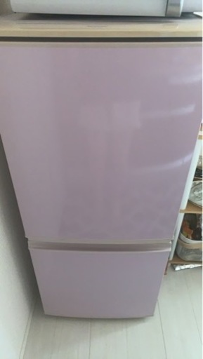 決まりました！！！冷蔵庫　薄ピンク[取りに来られる方限定]