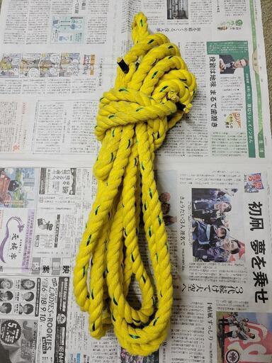 No.1　保管未使用品　親鋼ロープ　現場　登山　アウトドア
