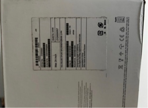 iMac24インチ（2021モデル）M1チップ RAM16GB SSD512GB