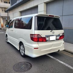アルファードV　3.0MS　H18後期モデル　車検5/9　走行91000ｋ　純正ＨＤＤナビ＆カラーバックカメラ　両側パワースライドドア　純正エアロ＆17ＡＷ　キセノン　7人乗の画像