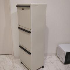 3段ボックス収納ケースゴミ箱の画像