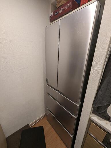 美品　日立6ドア冷蔵庫　R-H54TG 観音開き