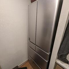 美品　日立6ドア冷蔵庫　R-H54TG 観音開き