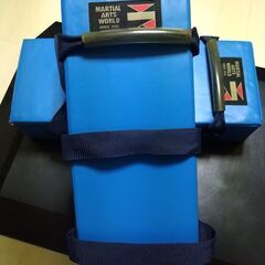 ISAMI 青 キックミット 2個セット
