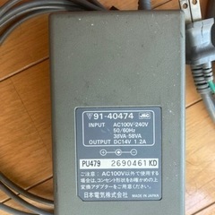 NEC PC-9801n-12 ACアダプターの画像
