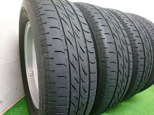 21年 BS製夏タイヤ ガリ無し社外AWホイール 165/70R13 アトレー/エヴリィ/サンバー等